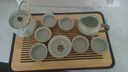 初伍米黄汝窑中式功夫茶具套装家用办公轻奢高档陶瓷泡茶壶茶杯带茶盘 实拍图