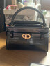 CHARLES&KEITH鳄鱼纹凯莉包手提斜挎婚包包女包生日礼物CK2-50270880-1 Black黑色 S 实拍图