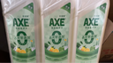 斧头牌（AXE）柠檬鸭屎香果蔬餐具净洗洁精1.01kg*3（泵+补补）6大零添加 实拍图