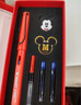 迪士尼（Disney）钢笔礼盒 钢笔小学生3-6年级可换墨囊文具套装练字书法用墨水笔 生日礼物男女孩 米奇A73025-M1S 实拍图