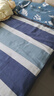 洁丽雅A类抗菌透气吸汗老粗布床单单件 四季床上用品 格永恒 200*230cm 实拍图