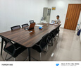 燕青会议桌长桌简约现代小型会议室洽谈长条桌工作台简易办公桌椅组合 300*120*75加10椅【加厚桌板】 晒单实拍图