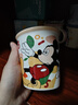 迪士尼正版陶瓷杯水杯冰淇淋杯蛋糕杯马克杯新款精致女生冷饮杯 大号米奇 250ML 1个 实拍图