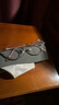 欧拿老花镜男女士老人高清防蓝光防辐射眼镜 玫瑰金 100度 实拍图