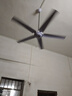 钻石牌（DIAMOND）吊扇电风扇家用客厅1.4米56吋楼顶扇工业大风力吸顶电风扇 56寸五叶吊扇王100W （铜线电机） 实拍图