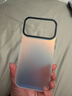 暴走适用iPhone17promax手机壳苹果17promax保护套硅胶软边简约半透明全包防摔镭射渐变高级感磨砂硬壳 实拍图