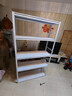 唐辑书架书柜家用落地置物货架学生钢制收纳储物架子白五层100*35*183 实拍图