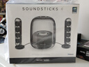 哈曼卡顿水晶4代 桌面蓝牙音箱  电脑通用双声道 Soundsticks4 电脑音箱桌面蓝牙音箱氛围灯音响生日礼物 水晶4 黑色款 实拍图