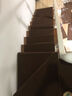 小棕熊（XIAOZONGXIONG） 小棕熊实木楼梯踏步垫免胶自粘防滑家用楼梯垫夜光脚垫满铺地垫 条纹咖啡/免胶自吸 70x22x4.5cm【白色大理石慎用】 实拍图