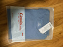 京东京造【10A抗菌】t恤男短袖t恤秋季男女白小T打底衫 薄雾蓝 S 实拍图