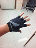 洛克兄弟（ROCKBROS） 骑行手套自行车半指夏季户外手套男女款短指骑车手套骑行装备 S030 黑色 SBR掌垫  S 实拍图