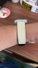 炫戴适用苹果S11手表S10表带s9真皮apple iWatchs8/7/6/5荔枝纹磁吸se3秋冬商务ultra3高级42/46mm女款 磁吸扣皮带-米白 适用：38/40/41/42mm表盘 实拍图