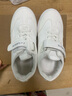 瑜品佳儿童运动鞋春秋小白鞋休闲百搭板鞋男女童校园运动鞋经典款5-14岁 白色 32码（内长19） 实拍图