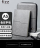 飞兹(fizz)商务会议本A5/80张拉链包多功能收纳记事本教师节礼物笔记本子PU皮面记事本日程本FZ33720 实拍图