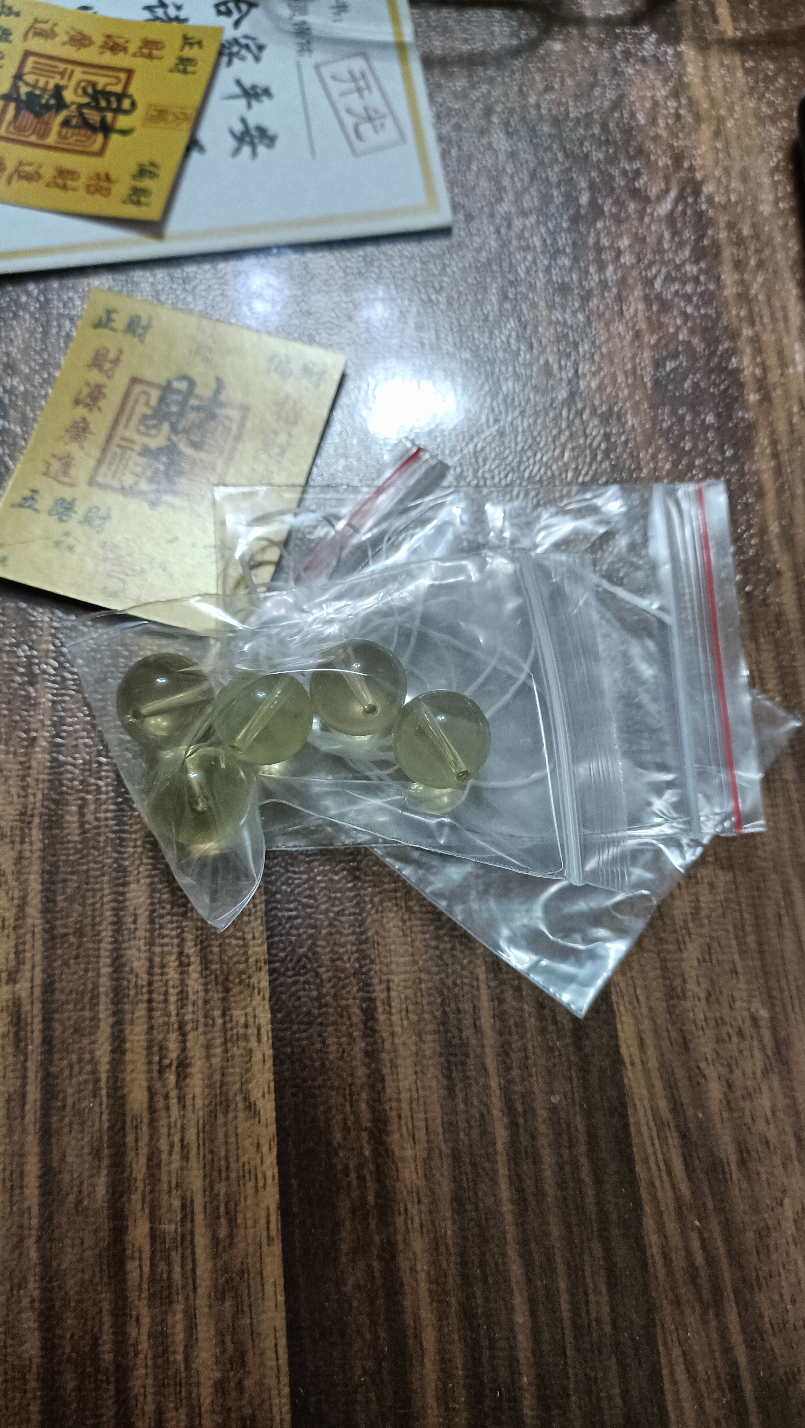 福进家天然8A级黄水晶散珠水晶手链DIY配件手工串珠单珠男女士招财转运 【吸金】8A级黄水晶散珠12MM*1颗 实拍图