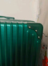 袋鼠 行李箱男大容量箱加厚万向轮密码箱男大尺寸箱32拉杆箱出国留 绿色/直角款 28英寸 实拍图