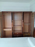 澜轩中式胡桃木实木衣柜家用卧室大小户型储物收纳柜原木质雕花大衣柜 【加厚款】三门衣柜找客服拿礼品 实拍图
