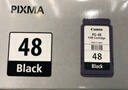 佳能PG-48/CL-58墨盒（适用E478/E478R/E3480/E4580） 标准容量PG-48黑色【400页】 实拍图