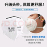 3MKN95口罩透气防雾霾沙尘PM2.5工业粉尘飞沫环保装50只/袋 9502+ 实拍图