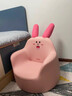 曼龙 儿童小沙发婴儿卡通女孩男孩宝宝懒人座椅阅读学坐凳 悠悠兔plus 实拍图