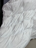 无印良品100%白鹅羽毛绒丝被子秋冬被约5斤【填充1600g】150*200cm扭花白 实拍图