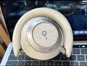 声阔（SoundCore）安克Space One Pro头戴式蓝牙耳机主动降噪双金标认证可折叠适用苹果华为小米手机电脑白 实拍图