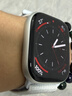Apple/苹果 Watch Series 10 智能手表GPS款46毫米银色铝金属表壳丹宁色运动型表带S/M MX203CH/B 实拍图