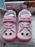 kids.ing女童鞋帆布鞋小童宝宝鞋子猫咪卡通儿童休闲鞋幼儿园板鞋 粉色 25 实拍图