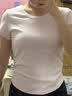 森马（Semir）短袖t恤女短款修身圆领内搭26夏凉感收腰V领上衣辣妹109326100003 实拍图