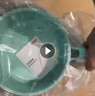 京东京造陶瓷奶锅 0氟家用辅食热奶泡面汤锅18cm绿色炉灶通用【双面不粘】 实拍图