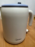 美的（Midea）电热水壶米色烧水壶便携式烧水杯差旅价保11.11 0.6L智能断电304不锈钢迷你便携小容量SH06X6-103 实拍图