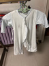 迪尼豆豆初生新生儿蝴蝶哈衣衣服婴儿连体衣睡衣宝宝夏季空调服薄款哈衣 婴儿夏（蝴蝶哈衣）熊宝贝蓝色~ 66cm 建议8-13斤内 实拍图