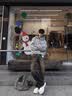 森马（Semir）王安宇同款丨牛仔裤男复古弯刀裤25冬长裤丹宁布裤子109725124107 实拍图