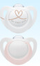 NUK德国进口安抚奶嘴智选硅胶婴儿0到6个月防胀气奶嘴粉色款2个装 实拍图