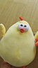 名创优品（MINISO）墩dun鸡系列毛绒公仔玩具卧室教室办公室睡觉抱枕生日礼物小号 实拍图