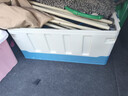 悦卡汽车后备箱收纳箱 车载折叠储物箱尾箱整理箱 Rare系列60L-白蓝色 实拍图