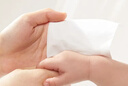 可优比（KUB）婴儿纯棉棉柔巾100%棉超柔洗脸巾成人可用 棉棉兔80抽*6包 实拍图