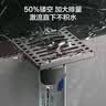 九牧（JOMOO）地漏不锈钢304防臭加厚带过滤网卫生间洗衣机防虫速排淋浴地漏 枪灰【3件套】1干1湿1洗 实拍图