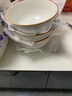 陶瓷碗家用喜庆乔迁新居碗碟餐具套装岁月静好饭碗 岁月静好3碗 实拍图