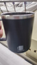 彩致（CAIZHI）304不锈钢水杯马克杯咖啡杯带盖家用双层防烫喝水杯子 黑色CZ6238 实拍图