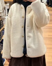 优衣库女装男装仿羊羔绒摇粒绒休闲开衫长袖宽松外套冬新款479616 02 浅灰色 M /160/84A 实拍图