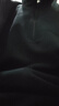 探拓（TECTOP）抓绒衣 户外加厚保暖男抓绒衣纯色立领半开衫柔软舒适抓绒衣 MZRY033 男款黑色 2XL 实拍图