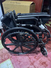 京巧轮椅折叠老人轻便旅行手推车胖人专属加宽便携式专用出行轻便轮椅 实拍图