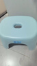 椅子奶油风家用小凳子加厚塑料凳可叠放耐用儿童凳学生寝室矮凳 天蓝色1个 实拍图