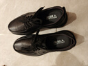 南极人2双皮鞋鞋垫男商务牛皮透气吸汗减震弹力运动 黑色 41-42 实拍图