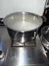 盛公满 特厚不锈钢汤锅炖汤锅奶锅火锅蒸锅电磁炉煤气炉通用 双柄加厚单底【带蒸格】 26cm 实拍图