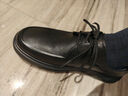 他她（TATA）商务休闲皮鞋男士黑色男鞋子软底爸爸鞋 黑色休闲（系带） 42 实拍图