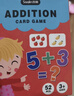 莎林saalin幼儿园数学早教玩具口算卡片算卡儿童学前班加法桌游一年级 实拍图