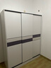 白浅【免费安装】衣柜卧室储物柜子移门衣橱简易推拉门大衣柜 【三门】1.6米主柜 实拍图