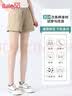 班尼路（Baleno）100%纯棉短裤女2026年夏季新款外出游玩高腰宽松阔腿裤百搭三分裤 实拍图